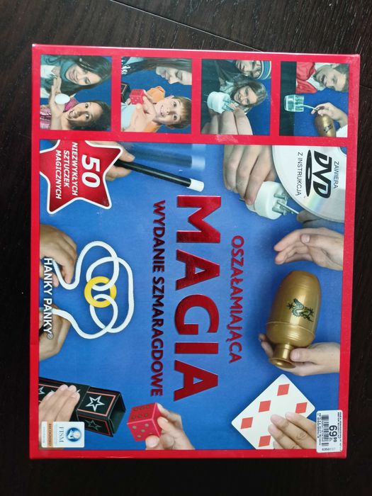 Oszałamiająca magia. Zestaw 50 sztuczek magicznych