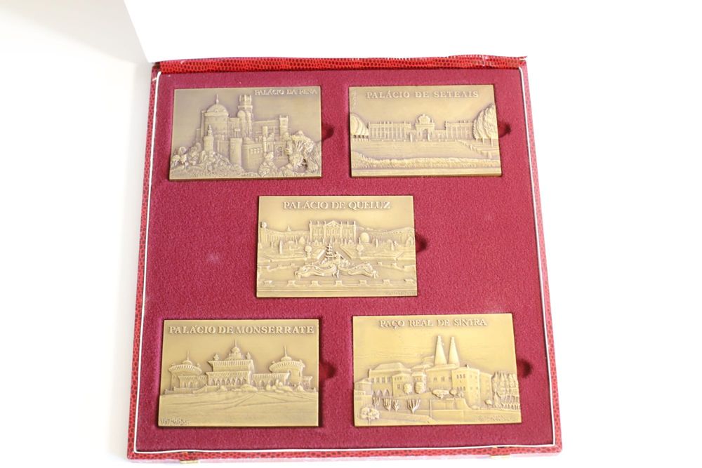 Medalhas de broze - Palácios de Sintra e Queluz