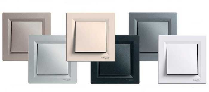 Розетки, вимикачі, електротовари SCHNEIDER, HAGER, BERKER, LEZARD, JUN