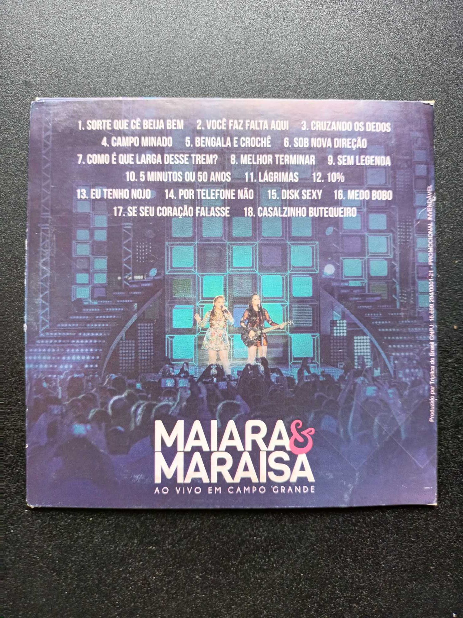 Maiara & Maraisa - Ao Vivo em Campo Grande (2017) Digipack