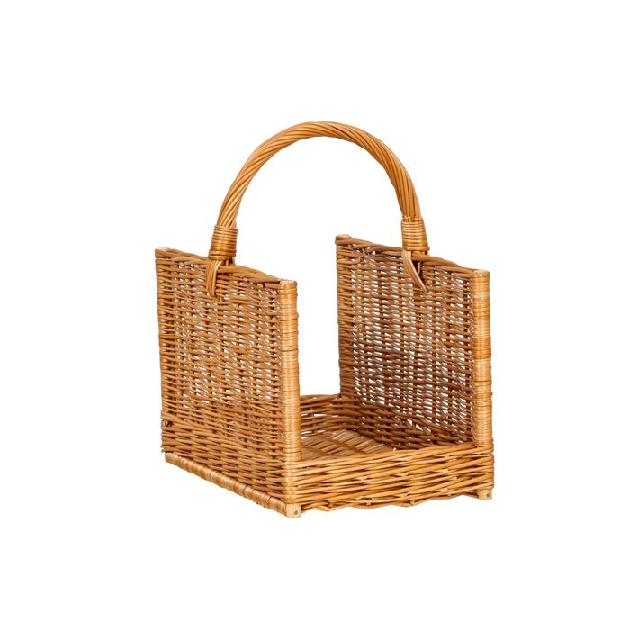 Kosz wiklinowy na drewno