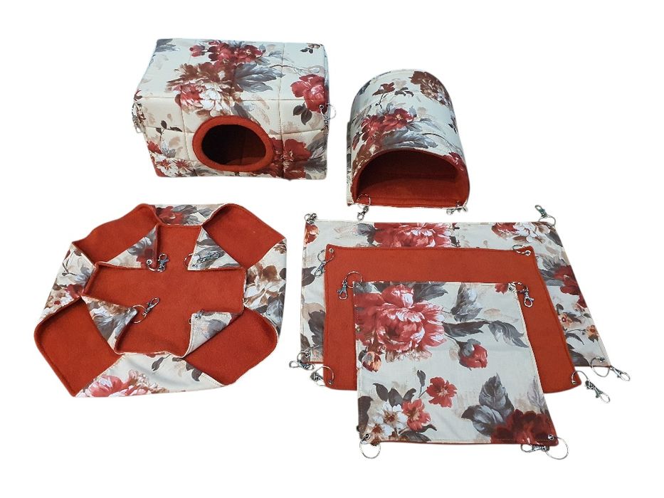 Zestaw komplet mebelków dla gryzoni