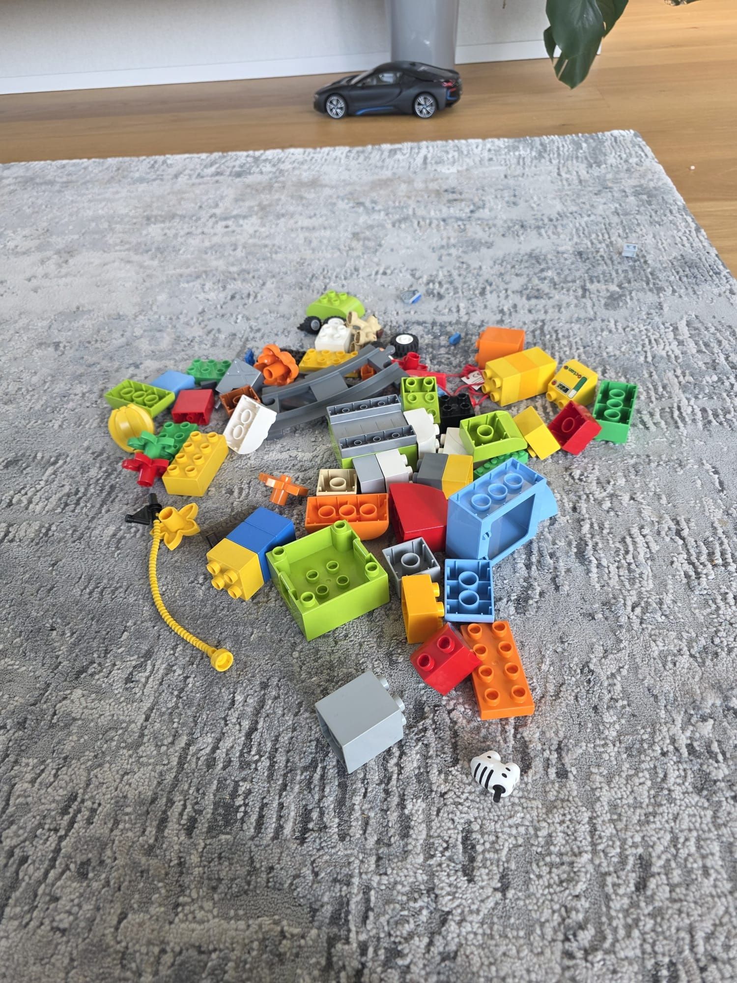 Kolejka z klocków Duplo