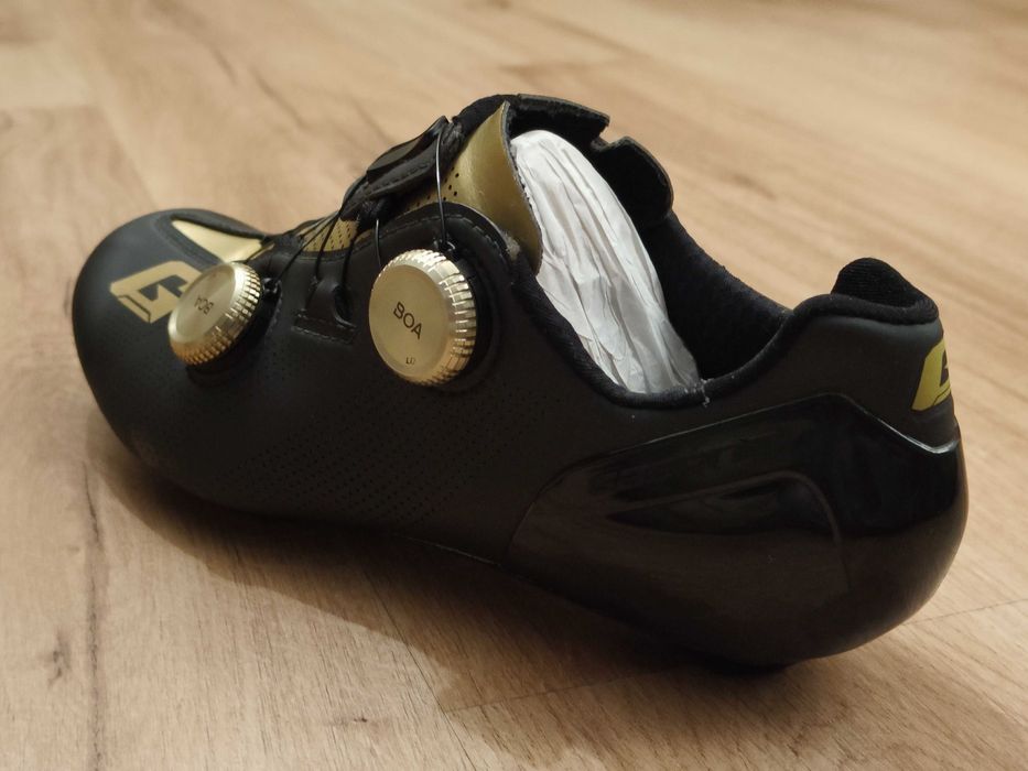 Sapatos de estrada Gaerne CarbonG.STL Gold Rush