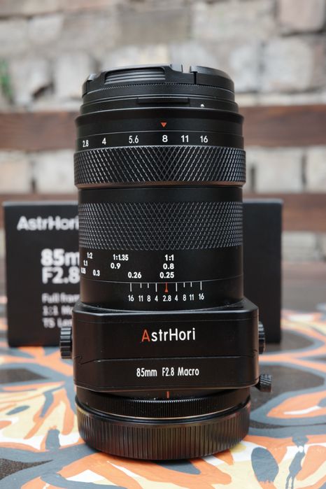 Об'єктив Astrhori 85mm 2.8 Tilt Macro Lens Fullframe для Canon RF