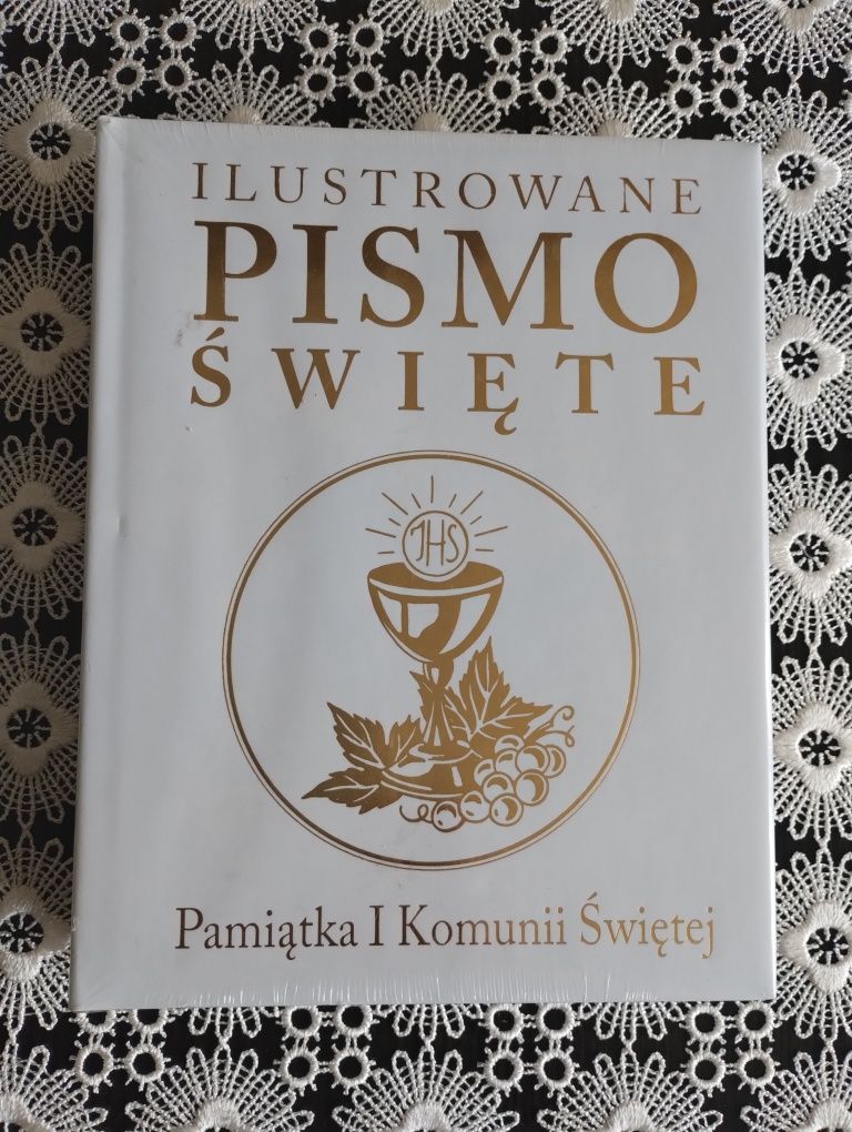 Pismo Święte Ilustrowane, Pamiątka Pierwszej  Komunii Św. Nowa folia