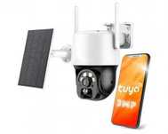 Obrotowa kamera z panelem solarnym WiFi PTZ Tuya 3MP 4xZoom