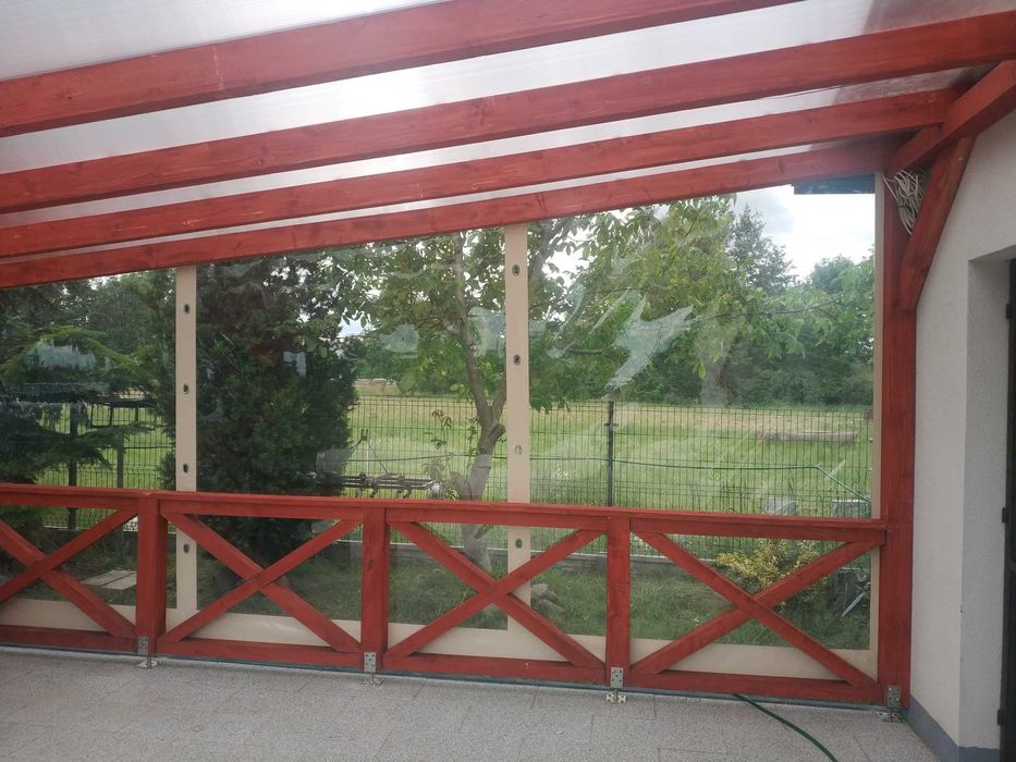 Plandeki na altany i tarasy | Odporne na deszcz i wiatr, na wymiar