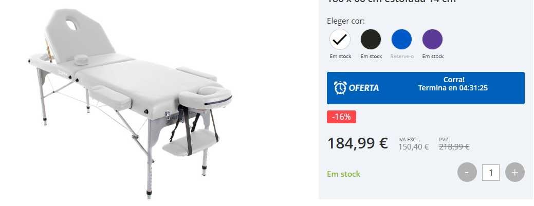 MARQUESA NOVA - TOPO DE GAMA  ELITE CÔR BRANCA - QUIRUMED 359A2L ELITE