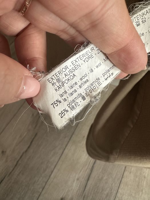 Wełniany płaszcz zimowy/ jesienny zara