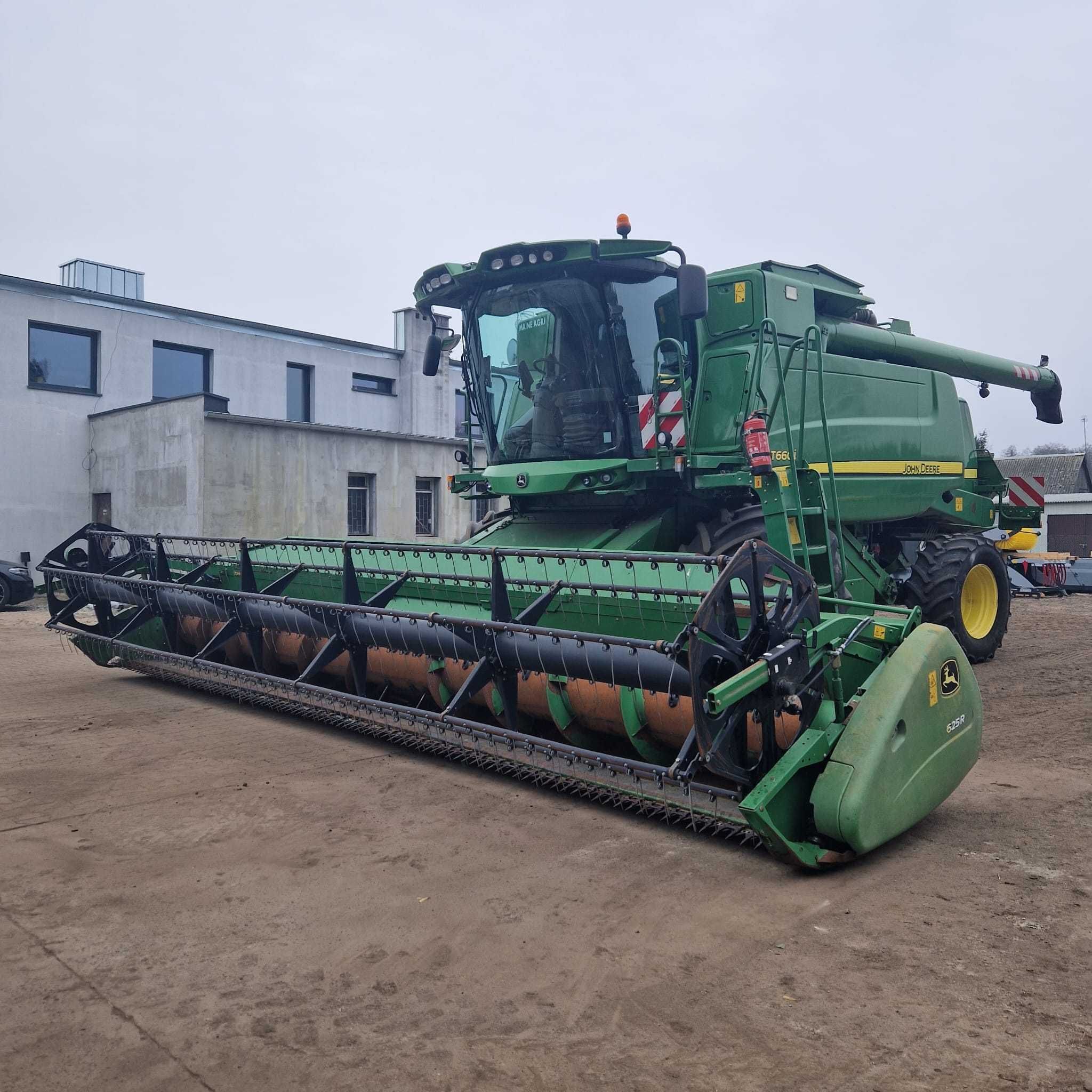 комбайн John Deere T660i , heder 7,6 m w660 , t670 , claas lexion,