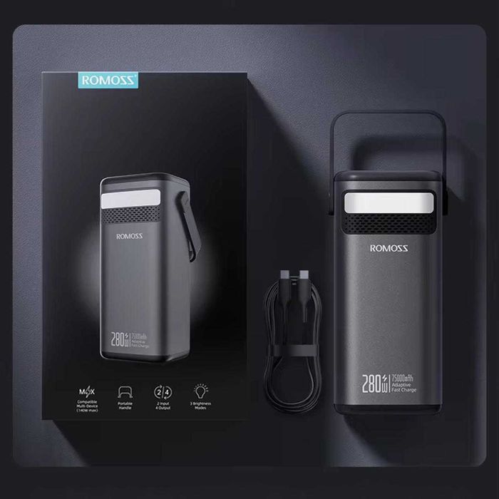Power Bank Romoss 75000mAh PMT75 280W! Гарантия!