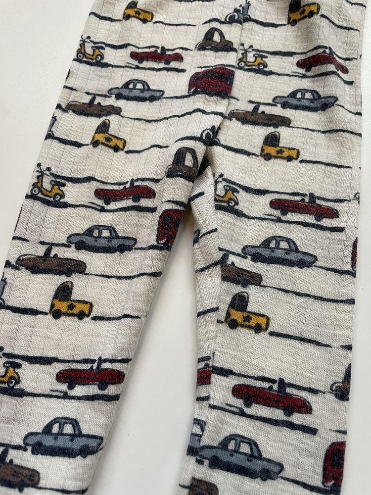 Legginsy getry merino wełna 62