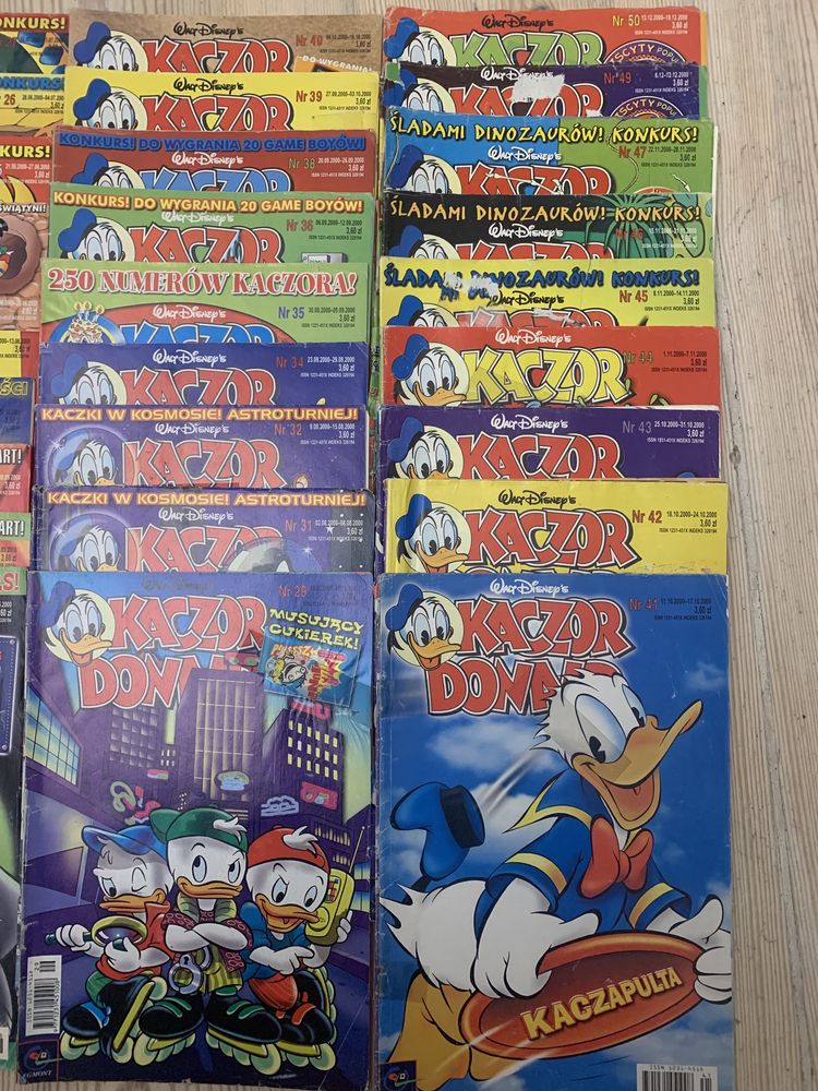 Komiksy Kaczor Donald rocznik 2000- 42 szt.