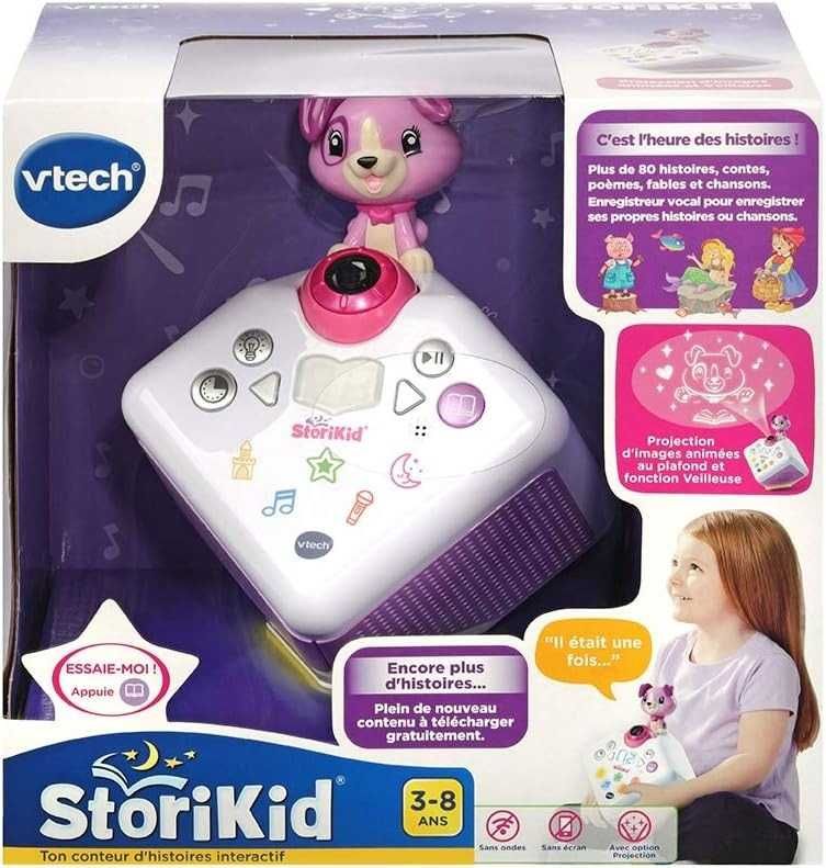 VTech - StoriKid, Mój Różowy, Interaktywny mówca