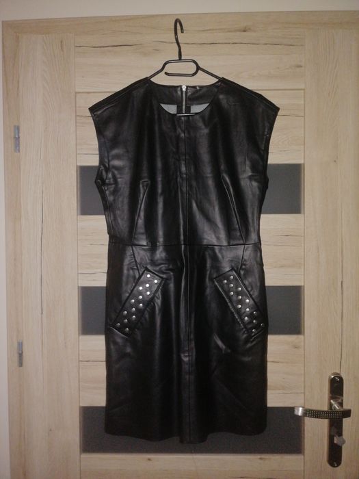 Skórzana sukienka