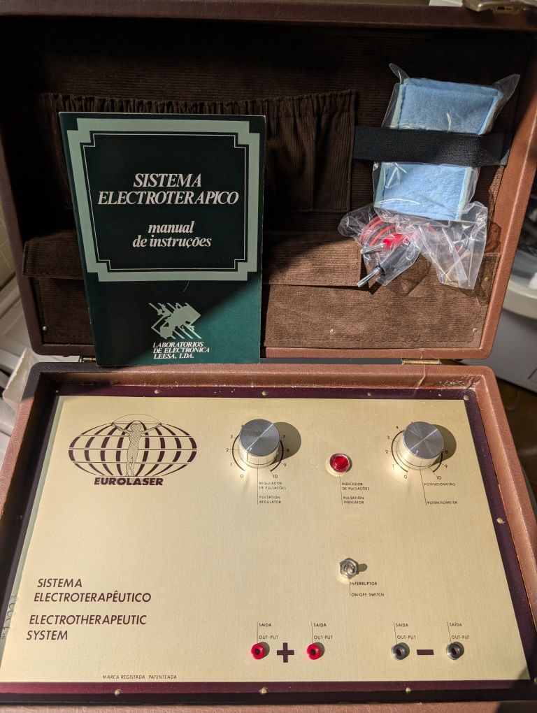 Sistema Eletroterapêutico EUROLASER - Completo com Manual!