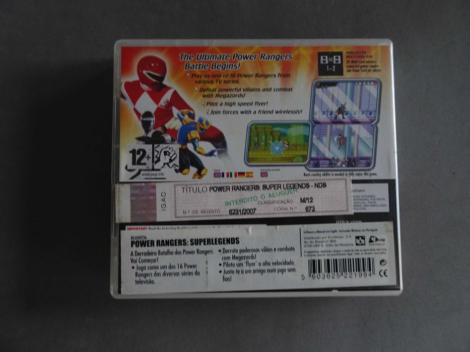 Jogo Nintendo DS - Power Rangers - Super Legends