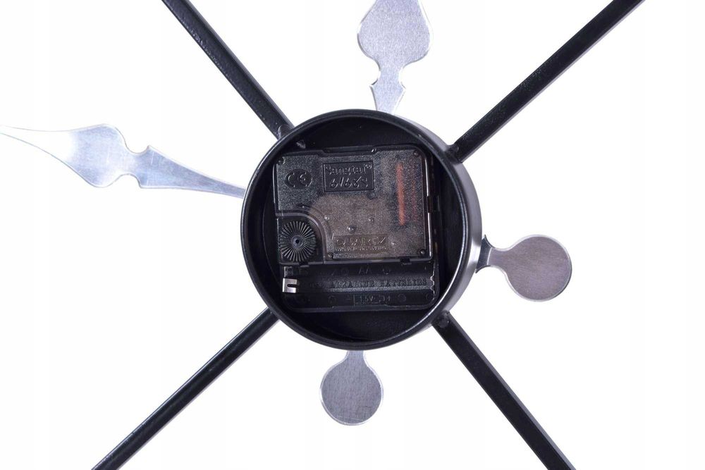 Nowy zegar vintage duży metalowy zegar ścienny 50 cm