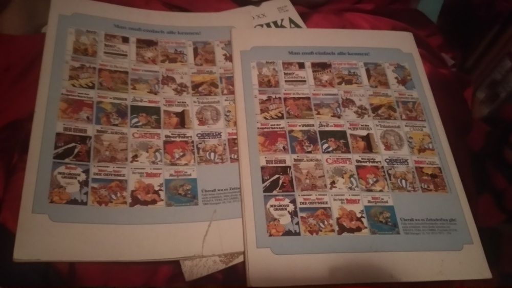 комиксы книга немецкий набор 3шт asterix und der kupferkessel obelix