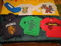 Super zestaw LEGO ninjago hm H&m 122 128 bluza bluzka koszulka piżama