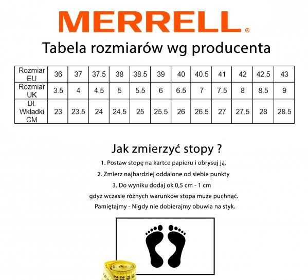 Merrell buty trekkingowe damskie Simien WP r. 39 | J033056