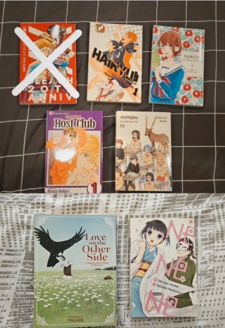 Mangas em inglês