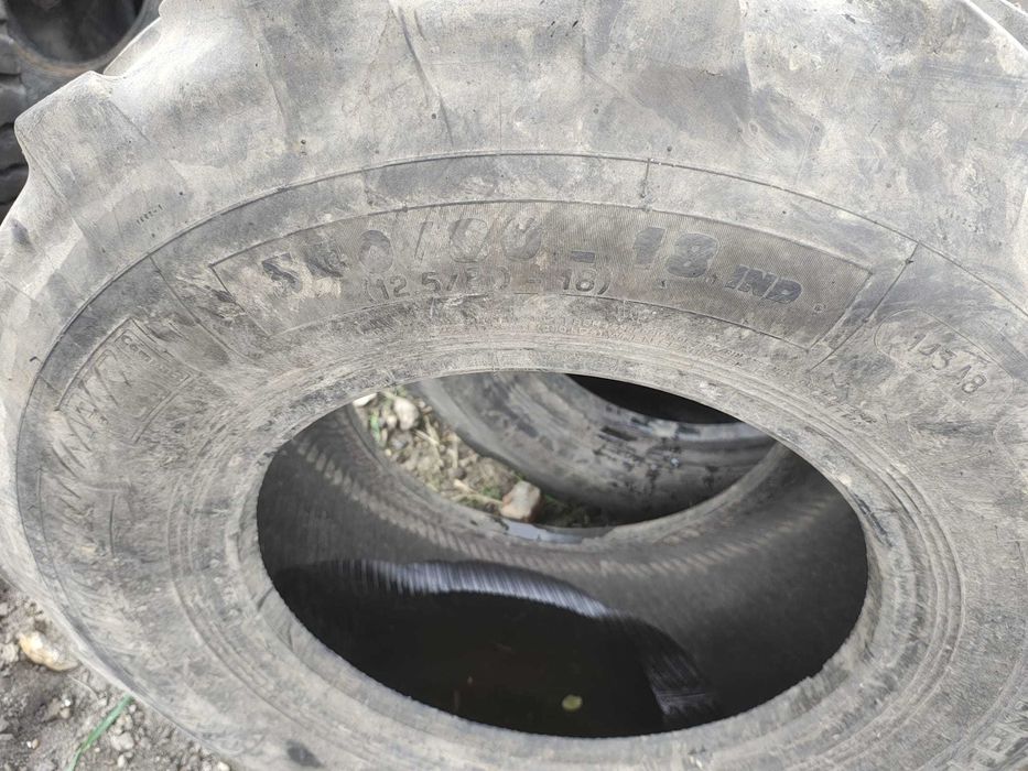 Opony przemysłowe 340/80-18 Michelin koparko ładowarka JCB Cat Case