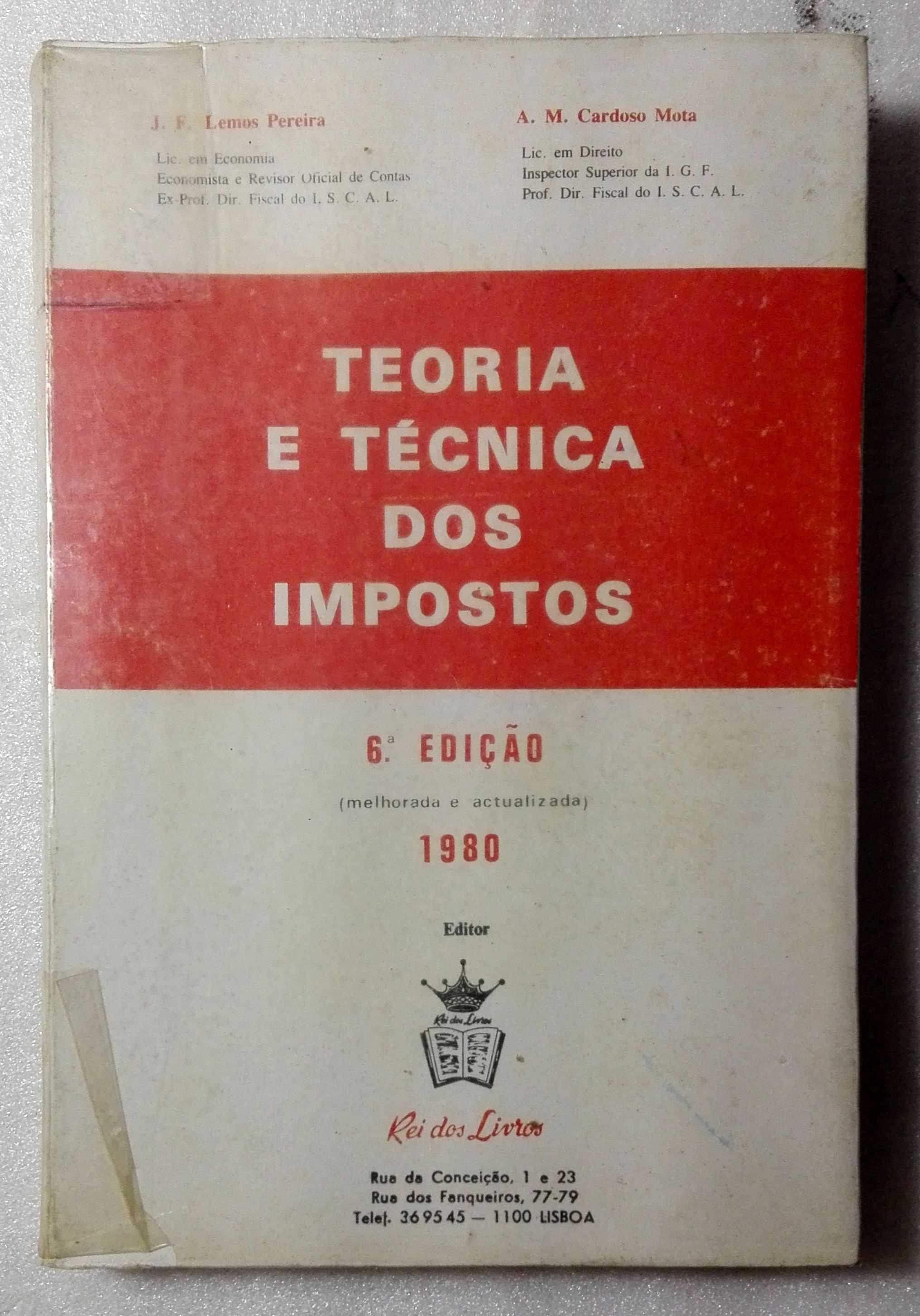 Livro Teoria e Técnica dos Impostos