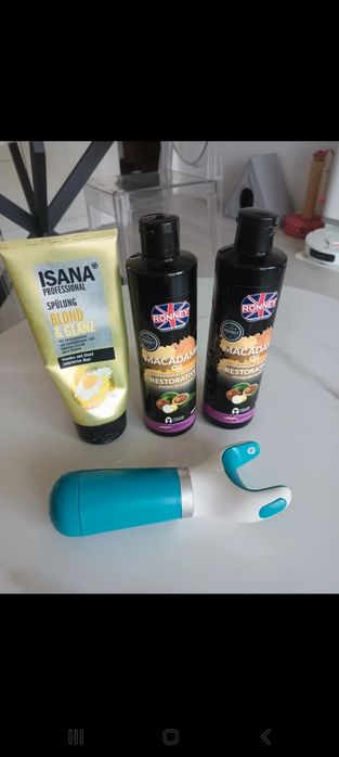 11 sztuk! Zestaw kosmetyków nowych i używanych do włosów,twarzy i do r