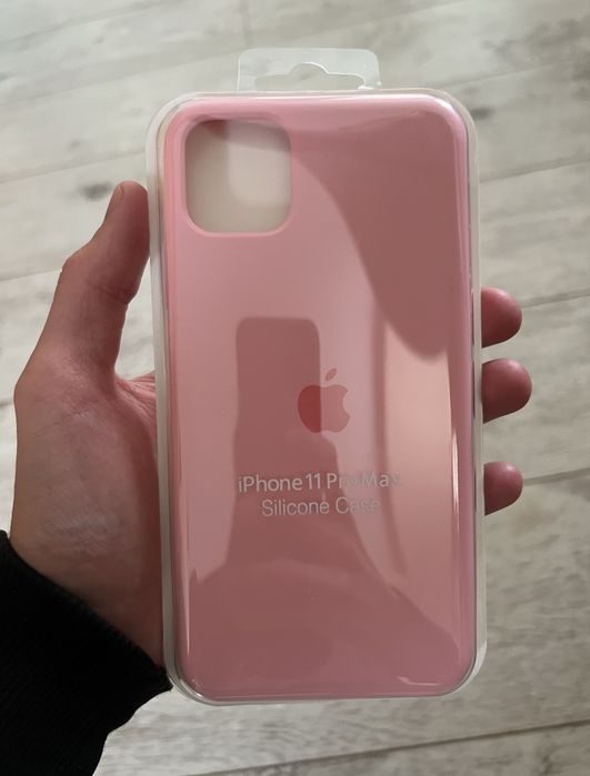 Силіконовий рожевий чохол на Iphone 11 Pro Max (Pink Silicon Case)