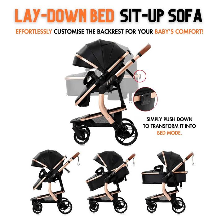 DMZ - Trio EVO - Preto/Dourado