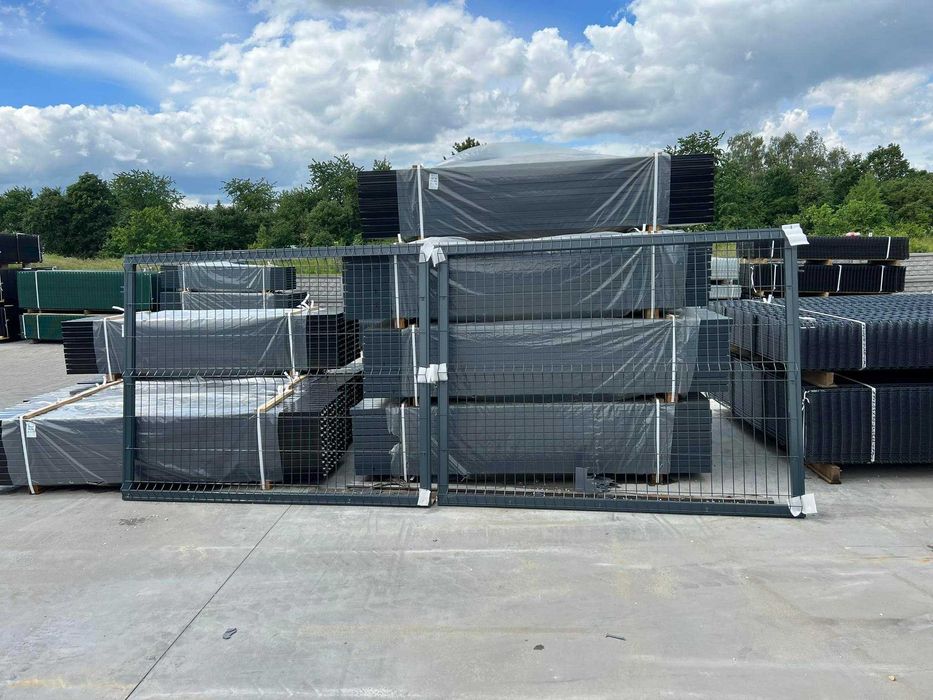 Komplet ogrodzenie panelowe 3D nowoczesny + TRANSPORT