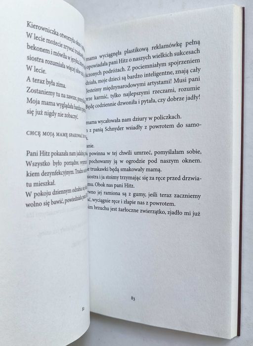 Dlaczego dziecko gotuje się w mamałydze, Aglaja Veteranyi, UNIKAT!