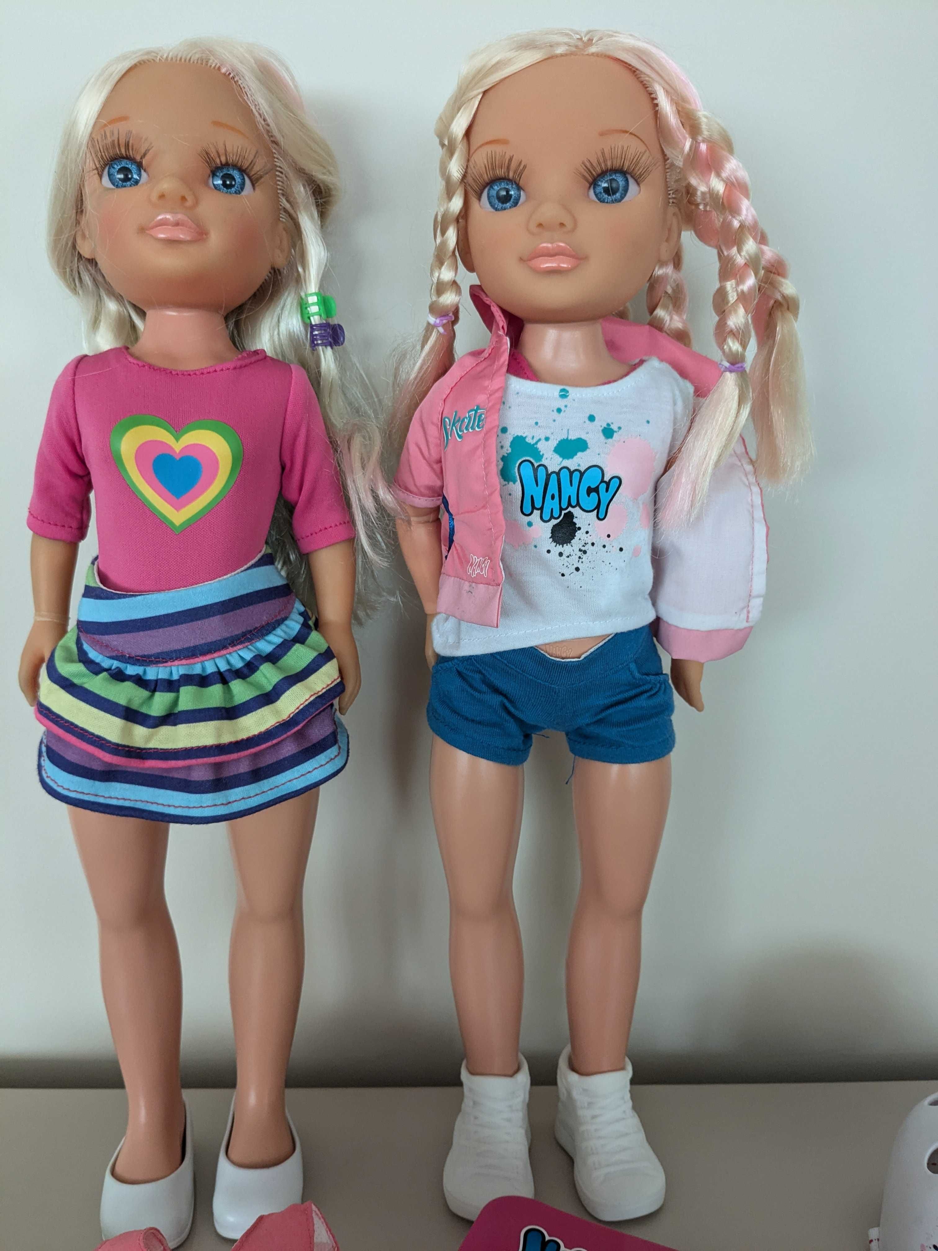 2 bonecas Nancy (cabeleireira e Skate)