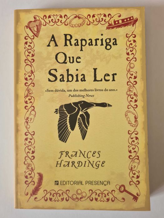 Livro juvenil "A Rapariga que Sabia Ler" de Frances Hardinge