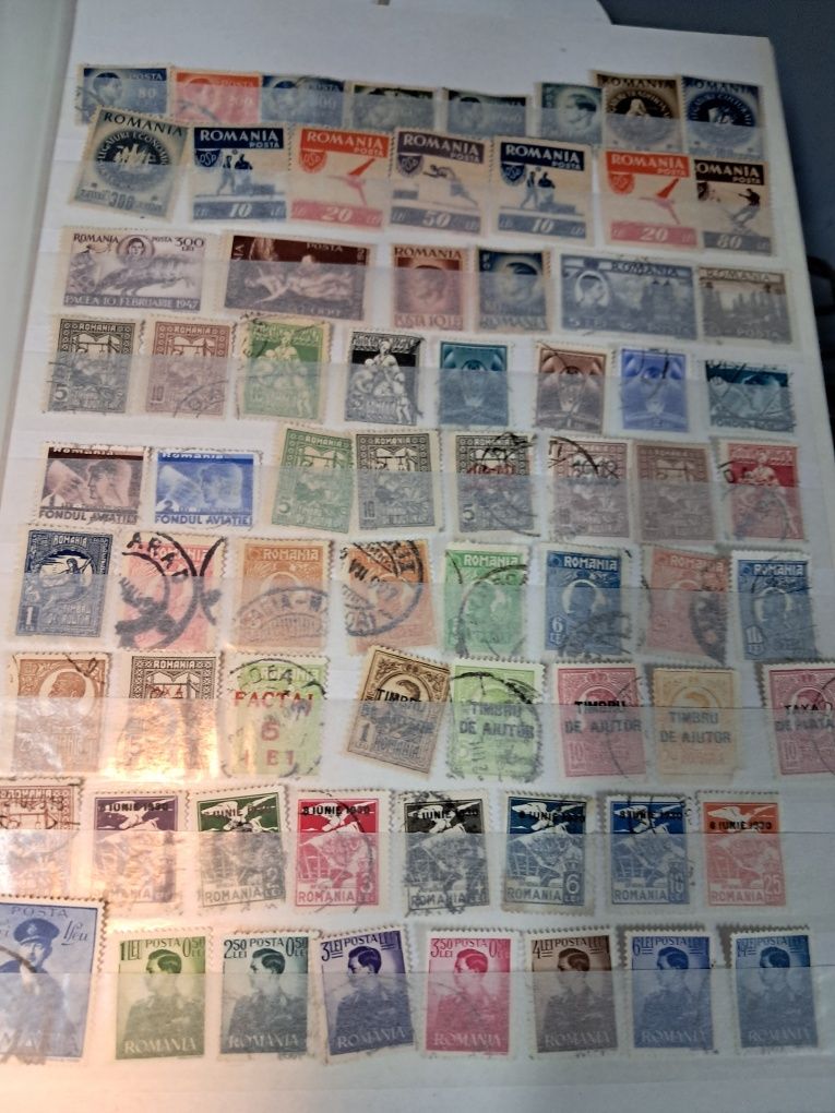 Magnifico lote de 260 selos da Roménia
