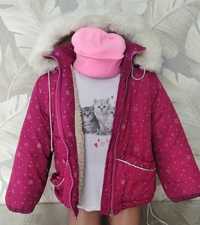 Зимова дитяча утеплена куртка 3-5 років