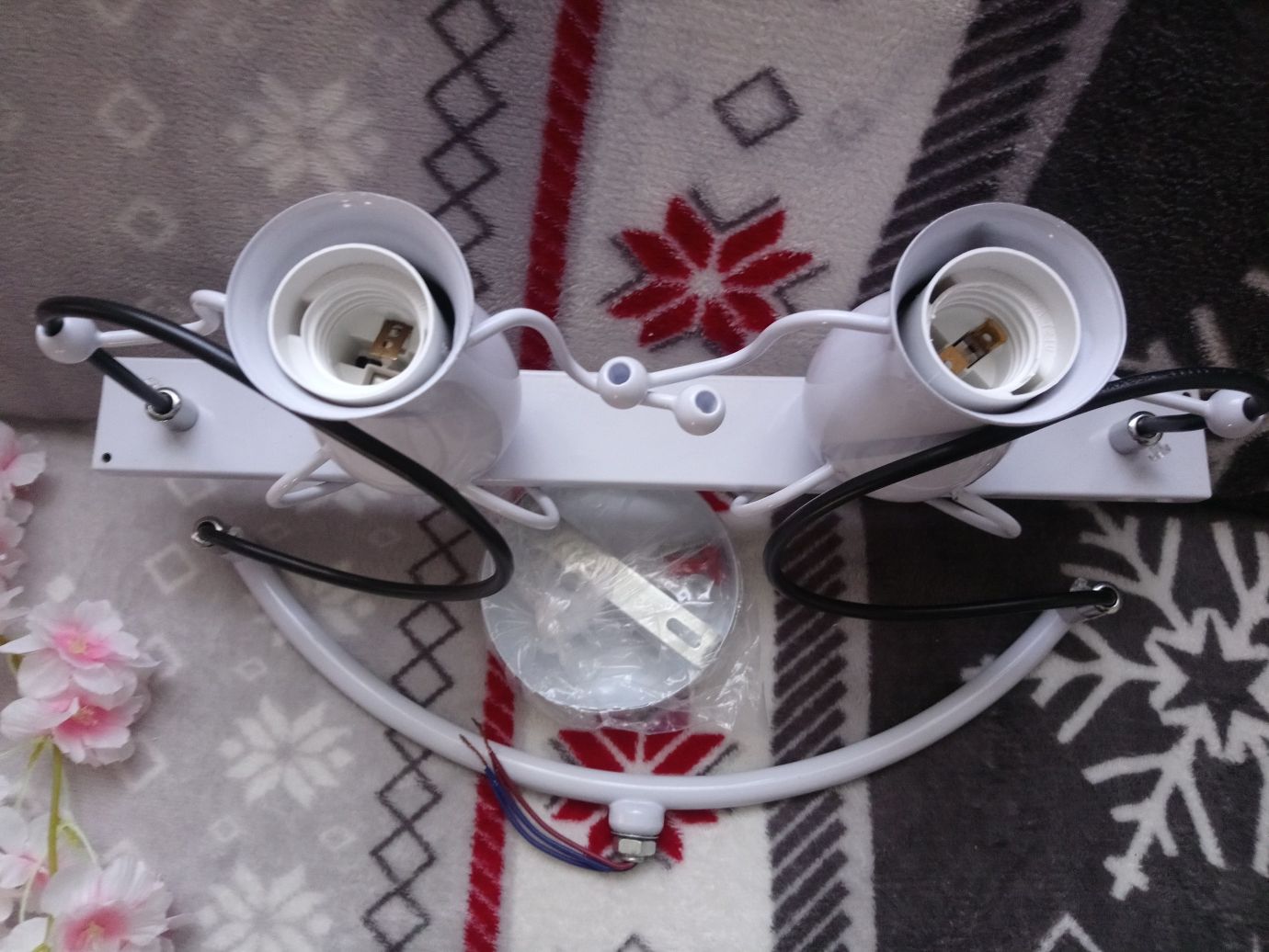 Lampa sufitowa ławeczka zakochanych