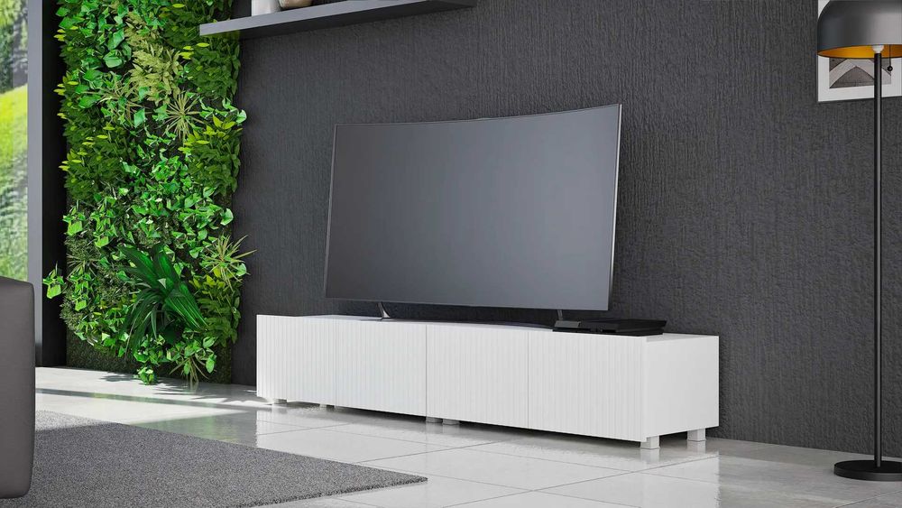 Kolde 150x34x43(ryflowane fronty 4-kolory)Szafka wisząca pod telewizor