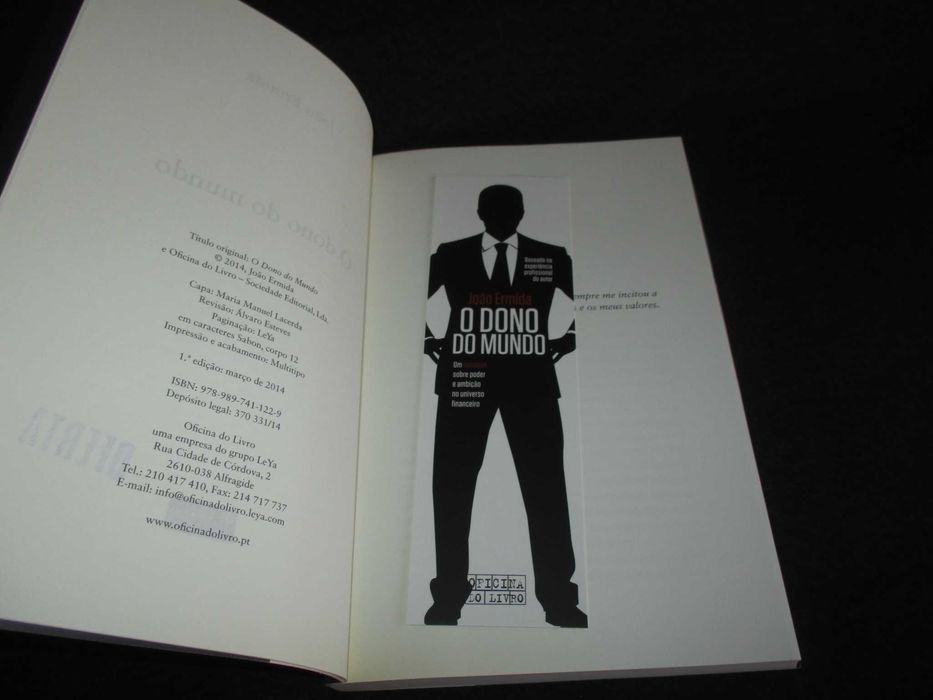 Livro O Dono do Mundo João Ermida
