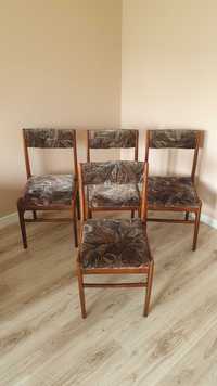 Krzesła PRL tapicerowane 30zł - sztuka (komplet 4 sztuki)