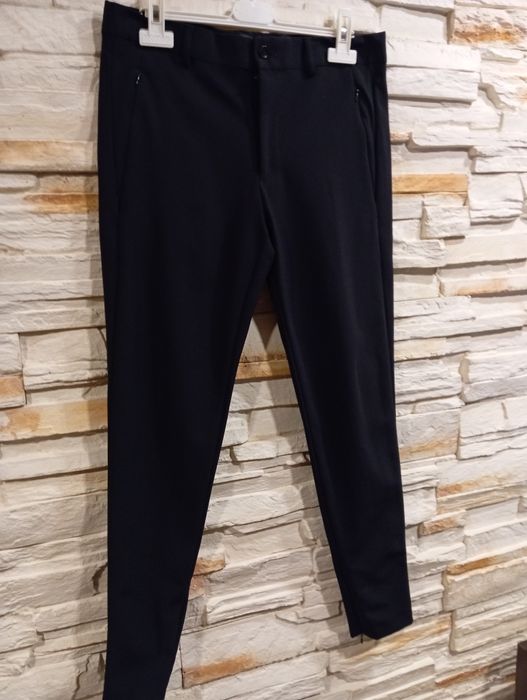 Czarne eleganckie damskie spodnie ZARA r.38. W.S.Z