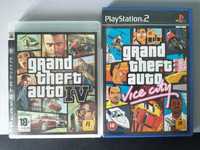 PlayStation 2 - zestaw GTA Vice City GTA IV