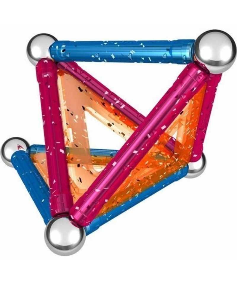 Klocki Magnetyczne Geomag GLITTER Panels 22 Elem