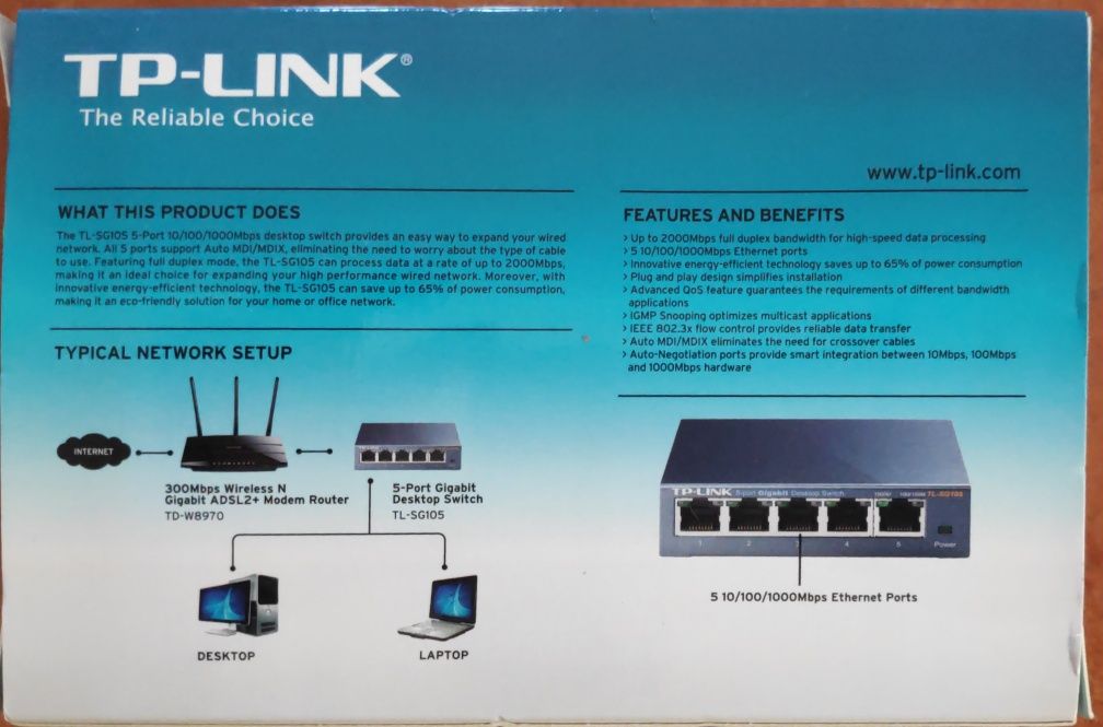 Switch de rede TP link