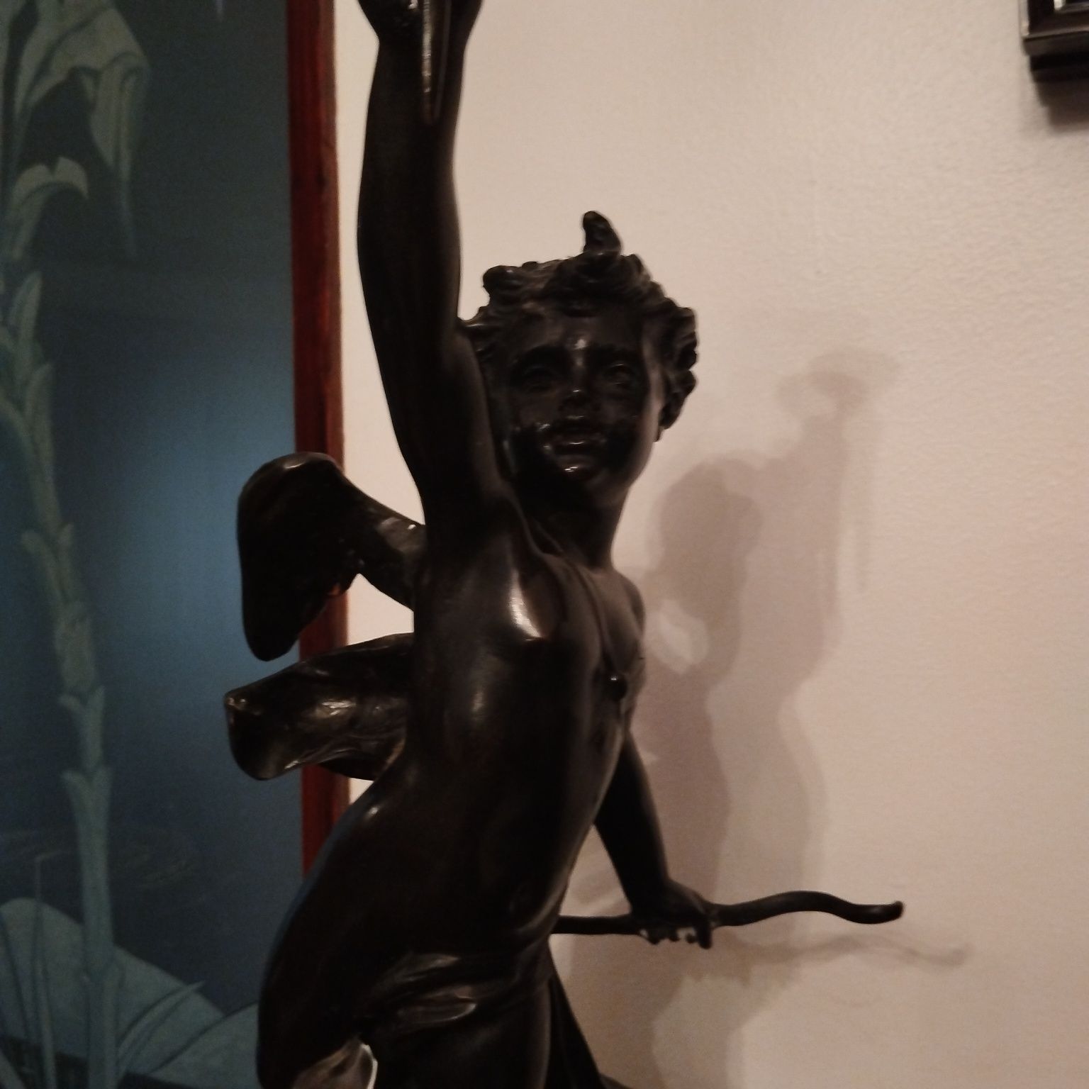 Peça decorativa Anjos em Bronze