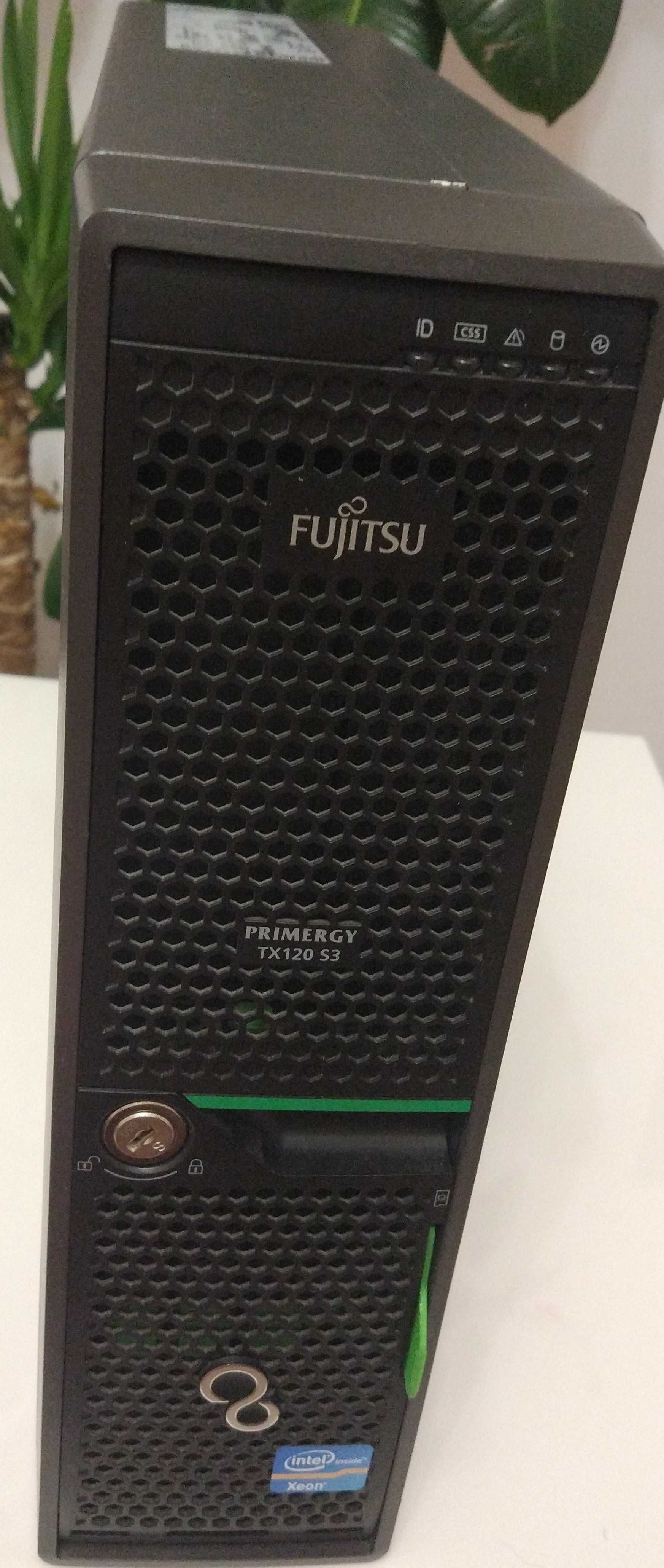 Serwer Fujitsu TX120 S3 E3-1220, 32GB RAM,2x300GB