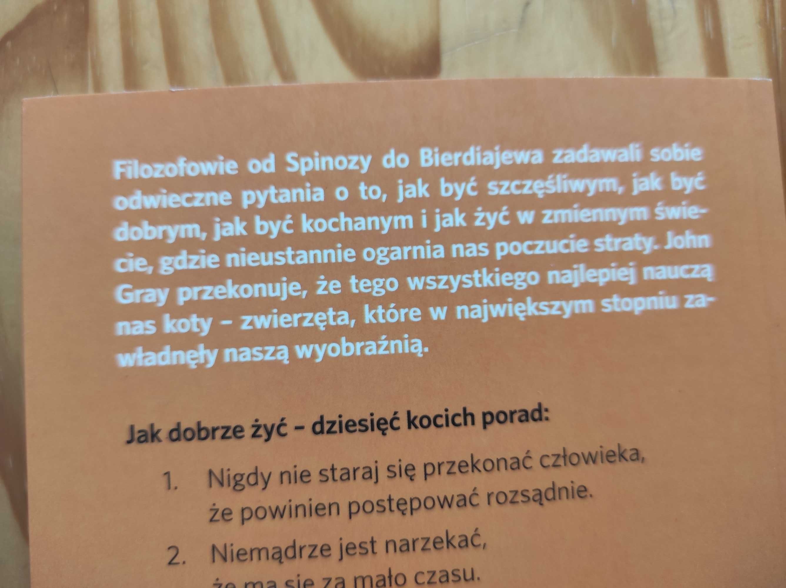 Książka: "Kocia filozofia. Sens życia według kotów." - nowa