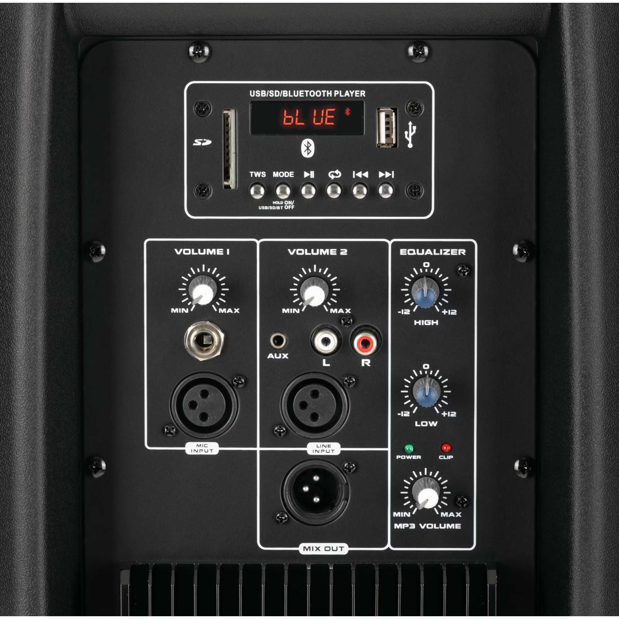 Głośnik aktywny Pronomic PH15A 15" 350W, czarny, MP3/Bluetooth Box